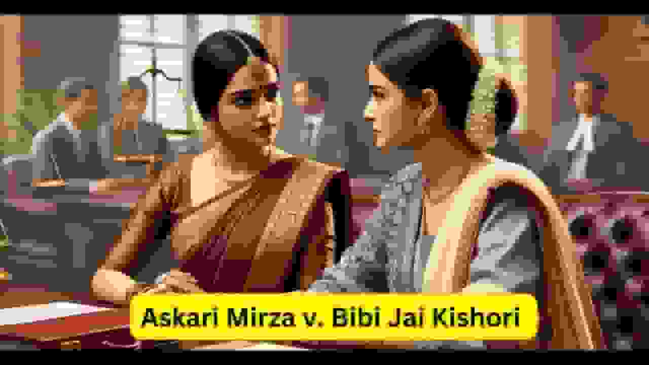 Askari Mirza v. Bibi Jai Kishori (1912) – Case Summary