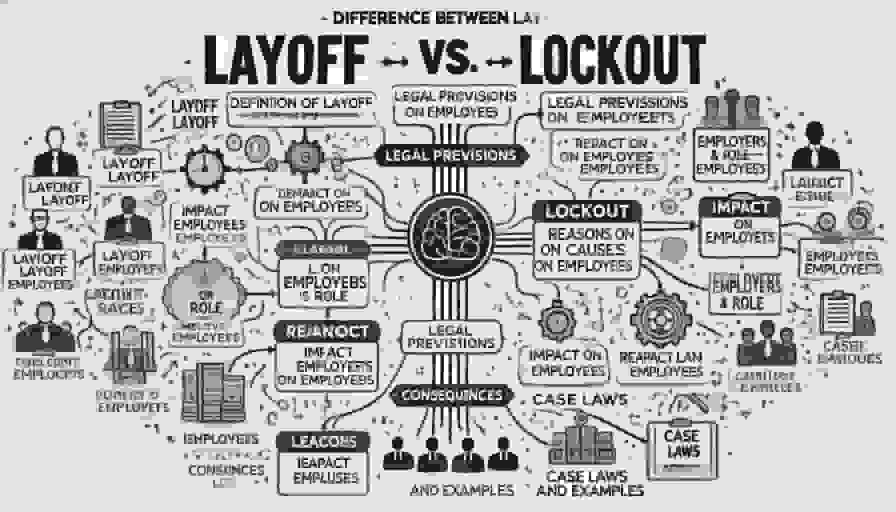 Difference Between Layoff and Lockout