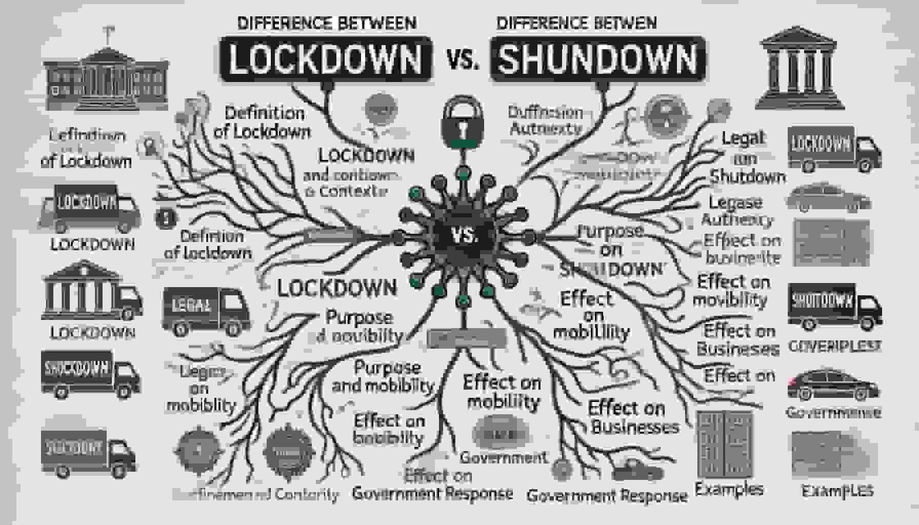 Difference Between Lockdown and Shutdown
