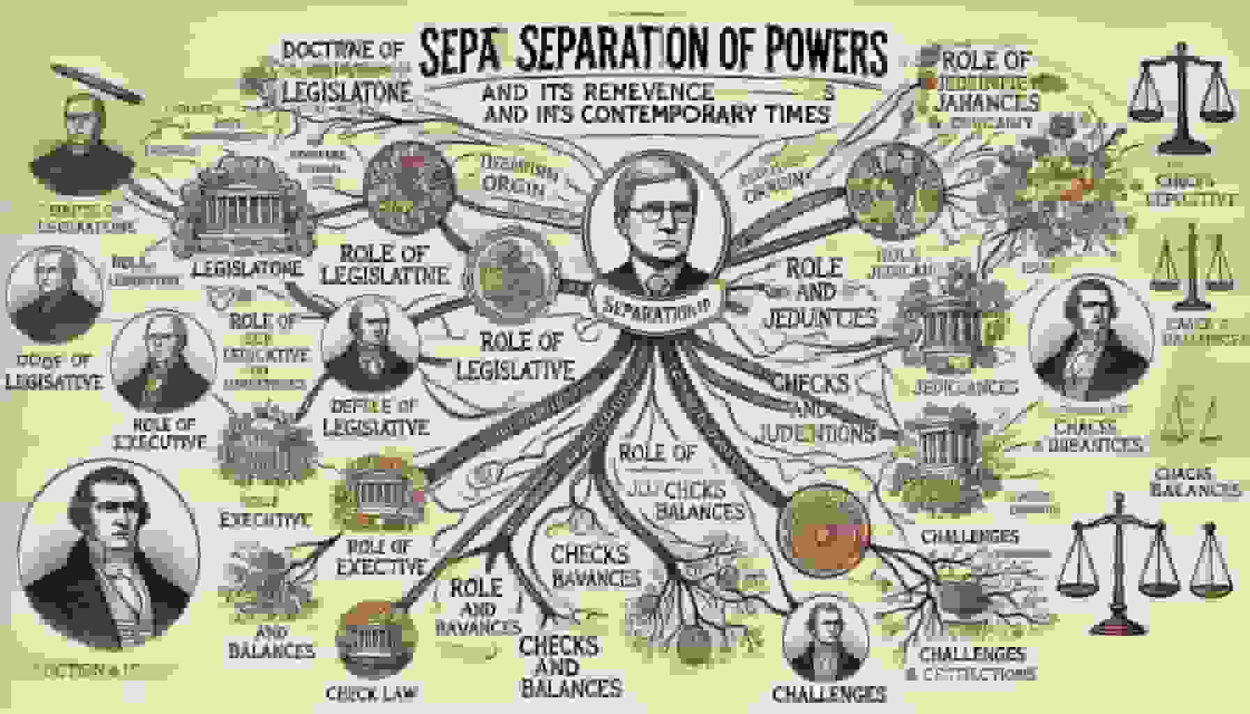 Doctrine of Separation of Powers and its relevance in Contemporary Times