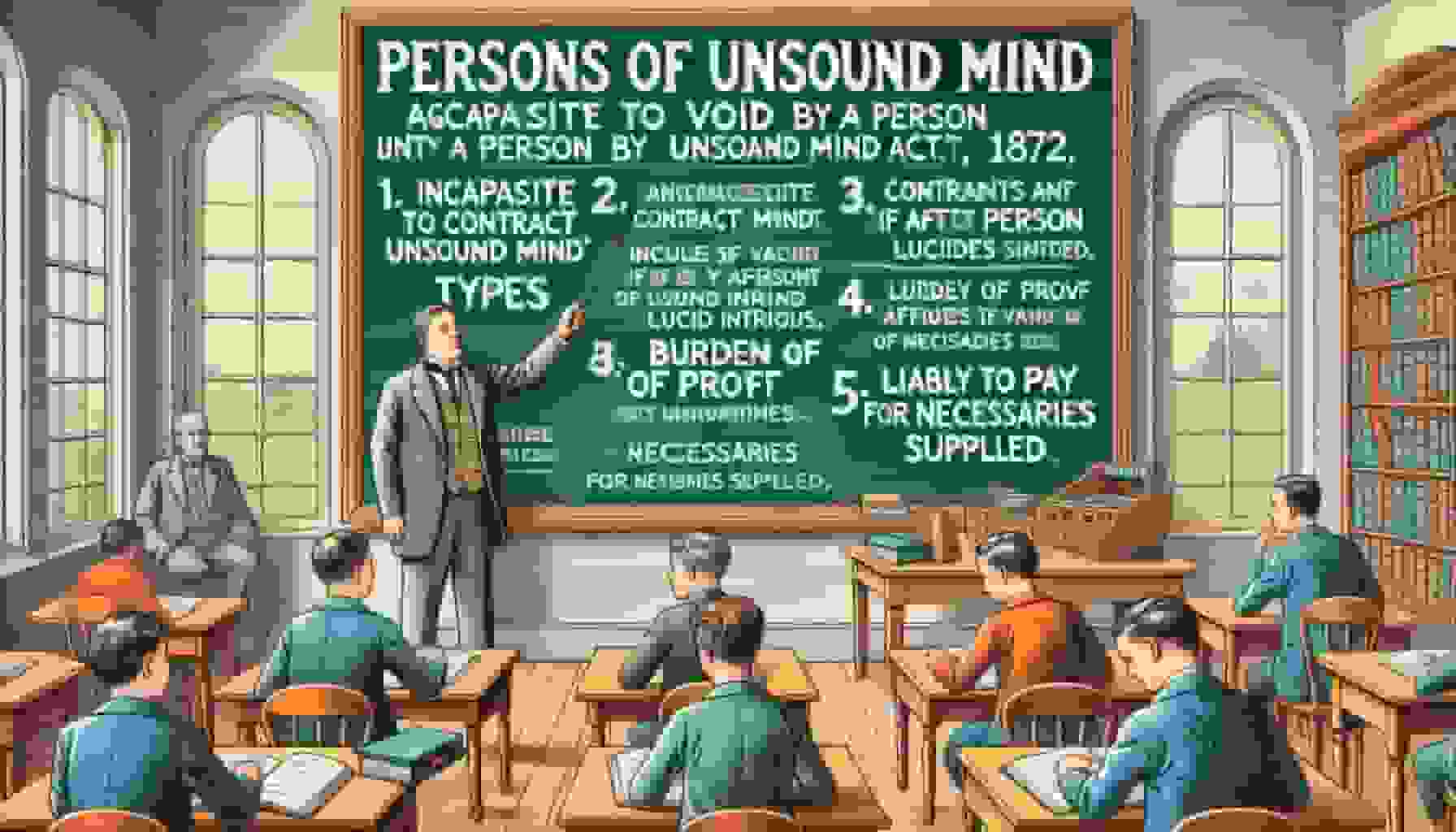 Position of persons of Unsound Mind