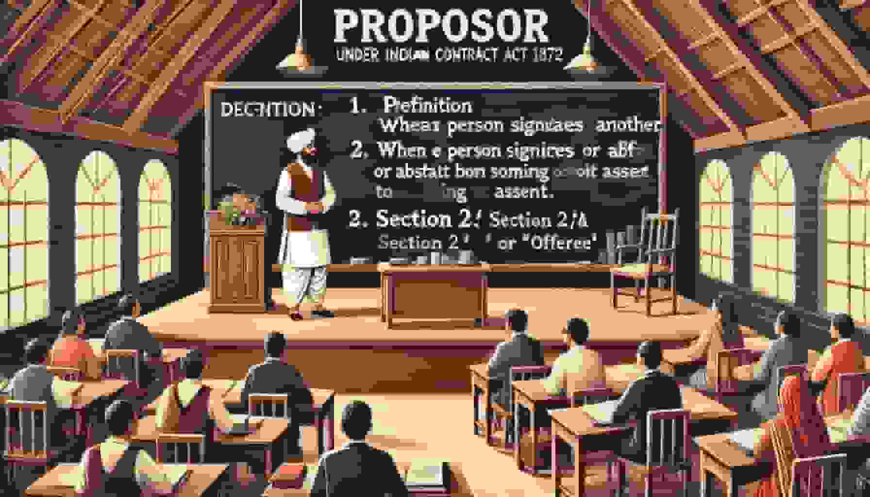 Proposal under Indian Contract Act