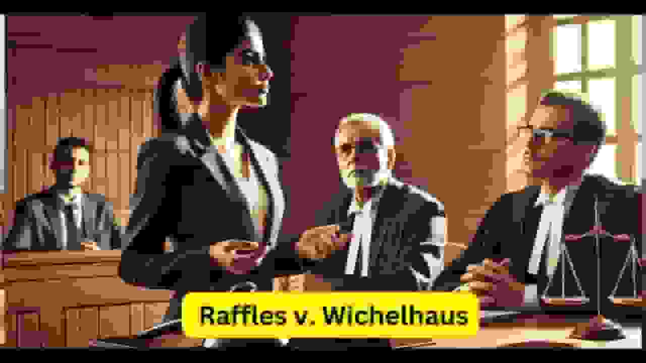 Raffles v. Wichelhaus (1864) – Case Summary