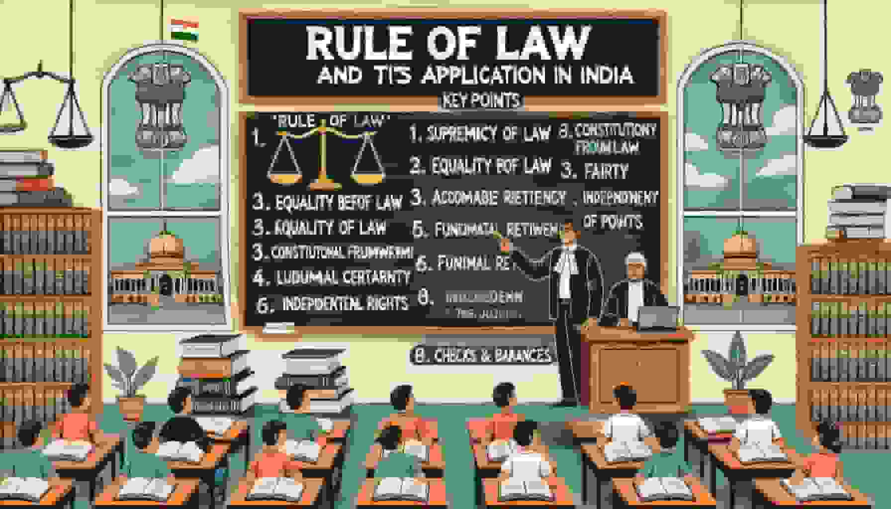 Rule of Law and its Application in India